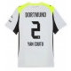 Borussia Dortmund Yan Couto #2 Replike Gostujuci Dres 2025-26 Kratak Rukav